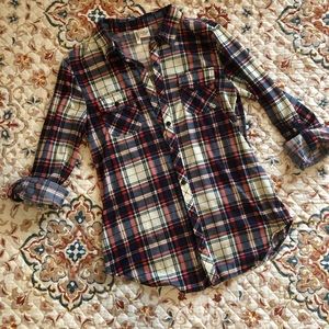 Flannel button up shirt